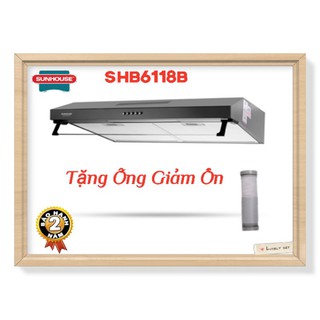 Máy Khử Mùi Cao Cấp Sunhouse SHB6118B⛔Tặng Ống Giảm Ồn