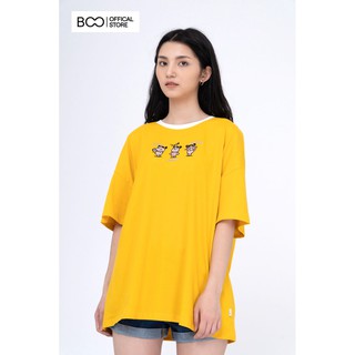 Áo Thun BOO Nữ Dáng Oversize Form Rộng 100%Cotton Cao Cấp In Hình Busticker ĐángYêu