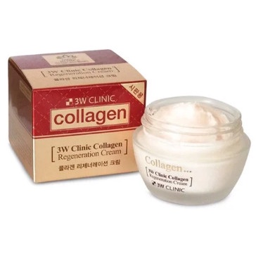 Kem dưỡng trắng da mặt chống lão hóa 3W Clinic Collagen Regeneration Cream 60ml