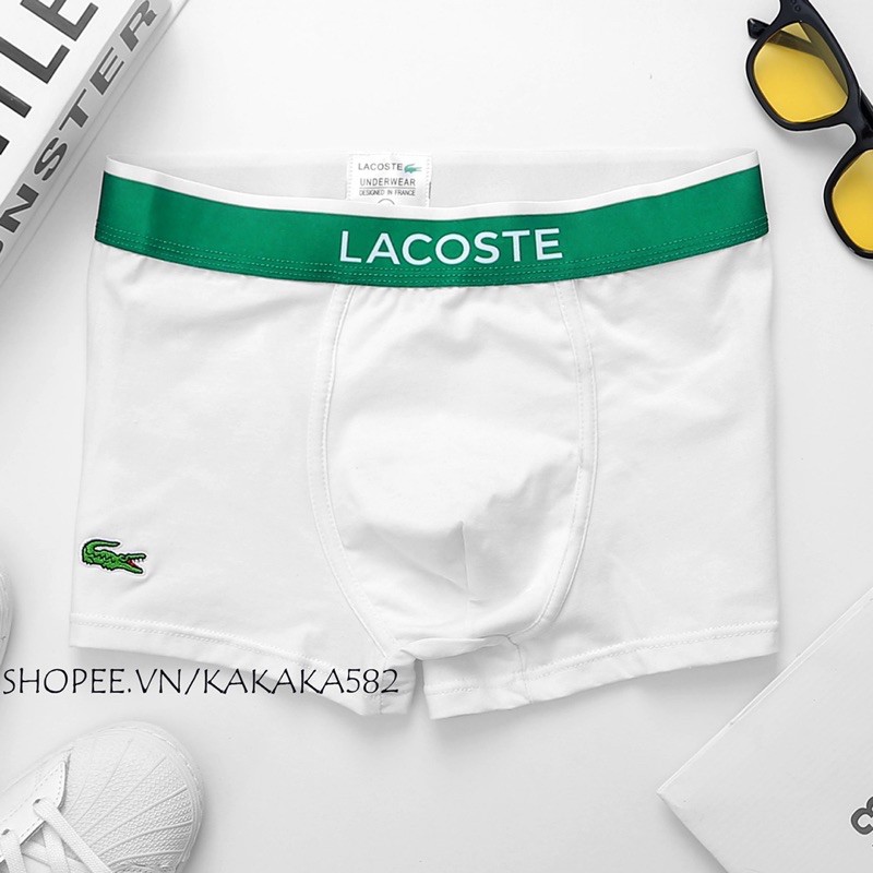 Quần lót boxer nam thun lạnh quần sịp đùi nam cotton cạp cao thời trang đẹp LC01