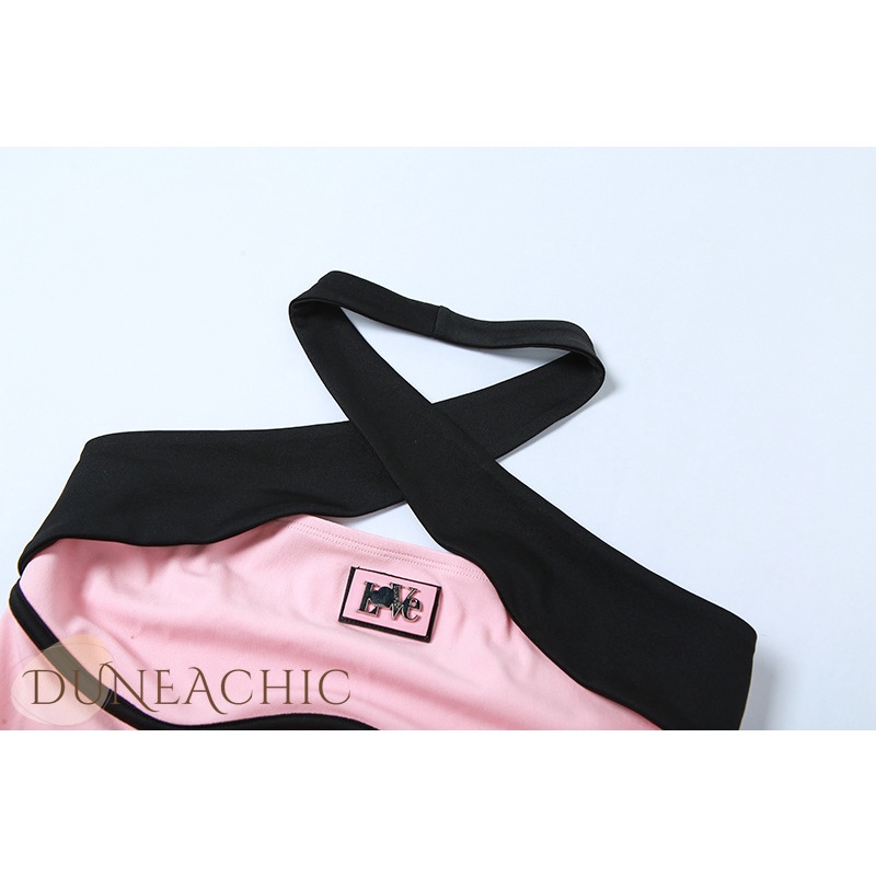 DUNEA Áo kiểu hở lưng quyến rũ thời trang dành cho nữ