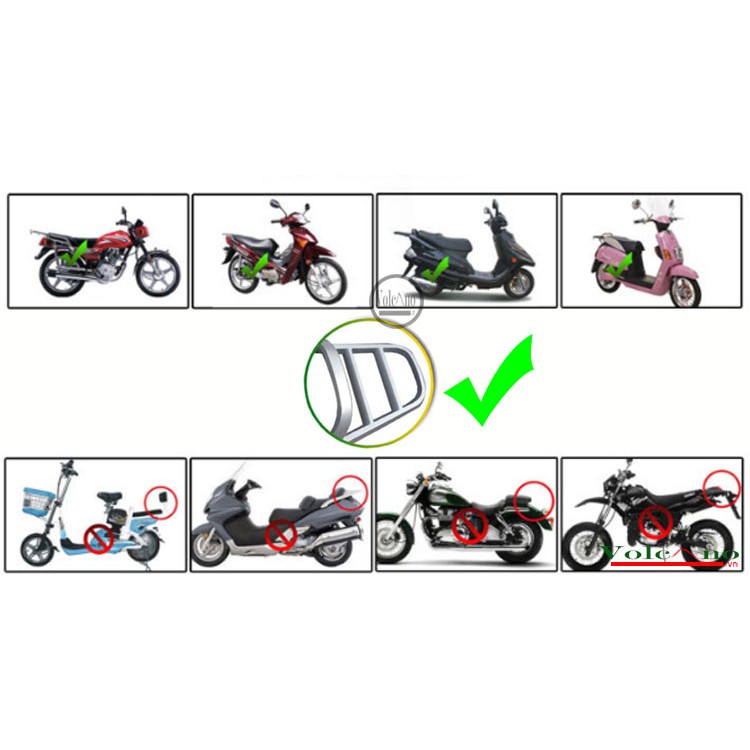 Thùng Đựng Đồ Gắn Đuôi Xe Máy GSB-PKXM