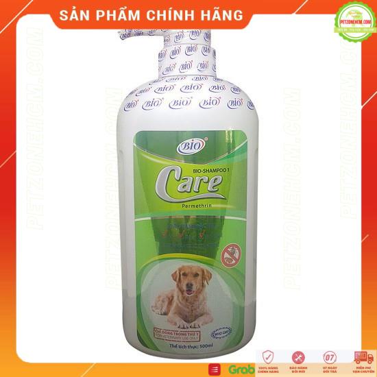 Sữa tắm cho chó mèo Bio Care ⚜FREESHIP⚜ Bio Care 150ml|450ml|500ml Phòng trừ ve rận | bọ chét cho chó mèo | PetZoneHCM