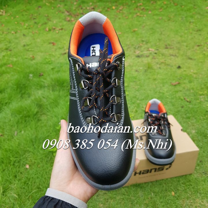 Giày bảo hộ lao động màu đen Hans HS60 siêu nhẹ