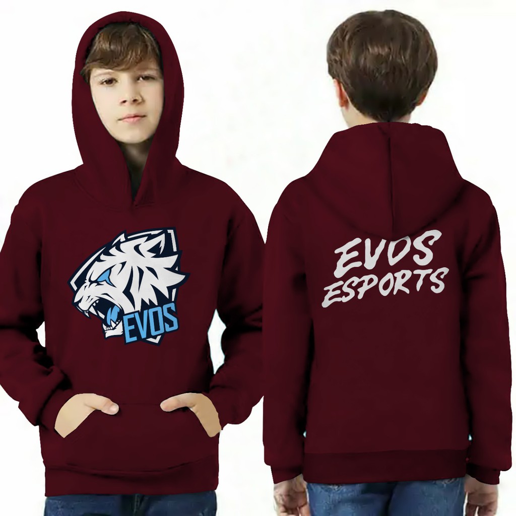 Áo Khoác Hoodie Evos Thời Trang Cho Bé 6-13 Tuổi