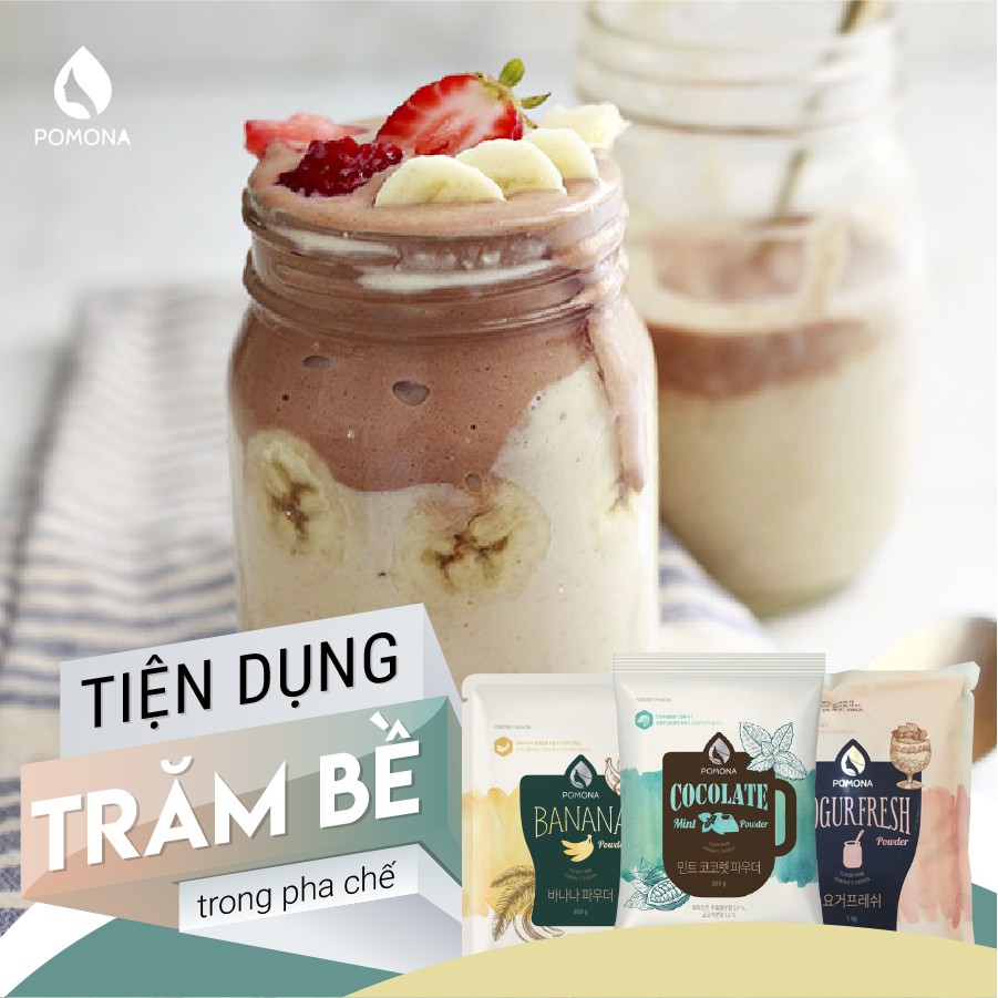 Bột Socola Bạc Hà Pomona 800g - Pomona Mint Chocolate Powder- Hạn Sử Dụng 21/4/2024