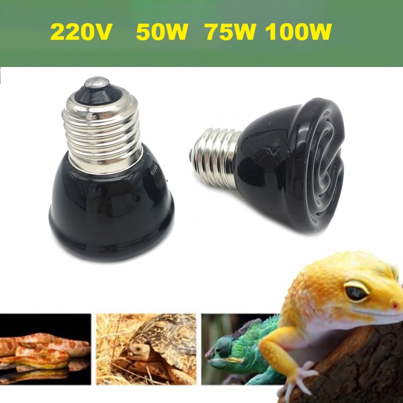 Bóng Đèn Sưởi Ấm Cho Rùa 50W 75W 100W E27 220V-240V VNK2