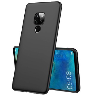Ốp điện thoại TPU silicon nhám màu đen cho Huawei Mate 20X