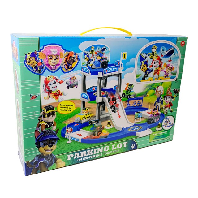 [tongkhotruongtien] Bộ đồ chơi mô hình biệt đội chó cứu hộ Paw Patrol Parking Lot 36x48x34cm ZY675