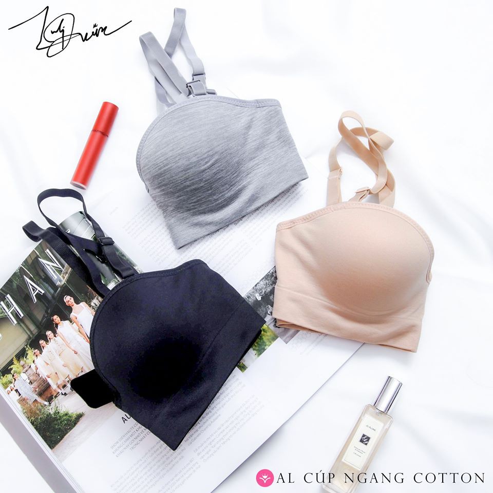 Áo lót cup ngang cotton mềm mịn thoáng mát hè 2021 | luliqueen | BigBuy360 - bigbuy360.vn