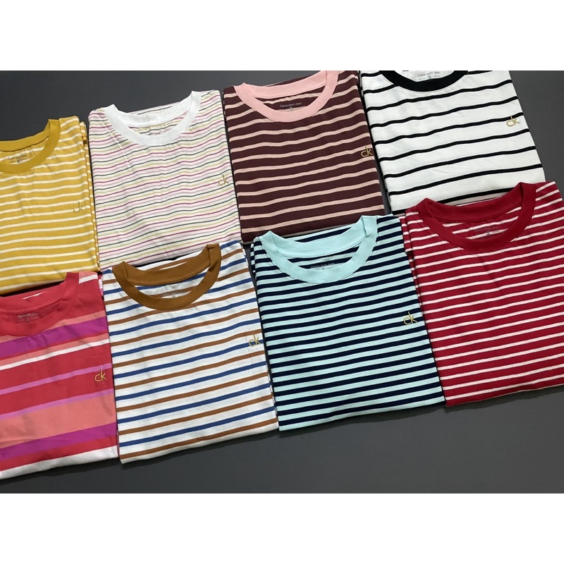 ÁO THUN SỌC TAY NGẮN