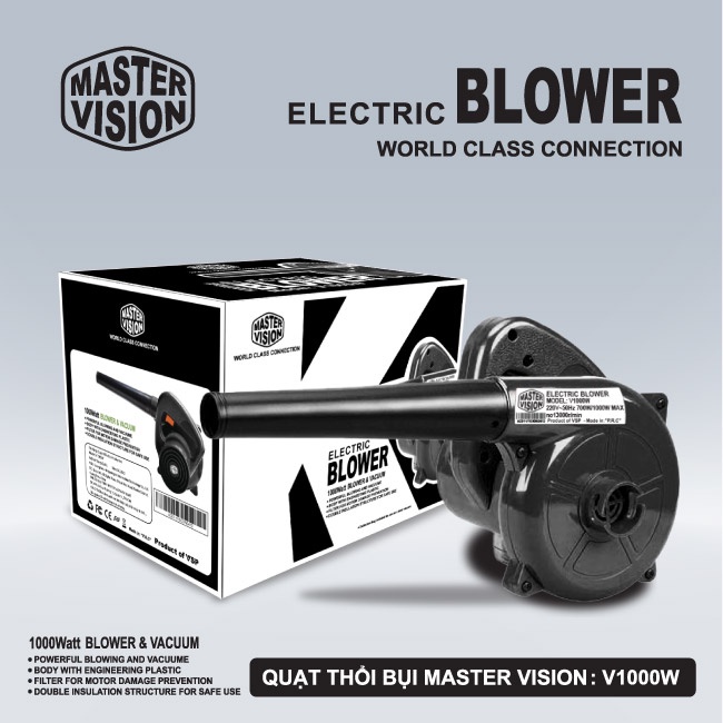 Máy thổi bụi Vision V1000W Master Cooler  công suất 1000W  - Chính hãng