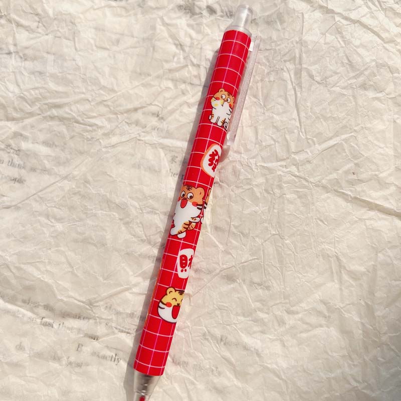 Bút Mực Gel Ngòi 0.5Mm Hình Cọp Dễ Thương