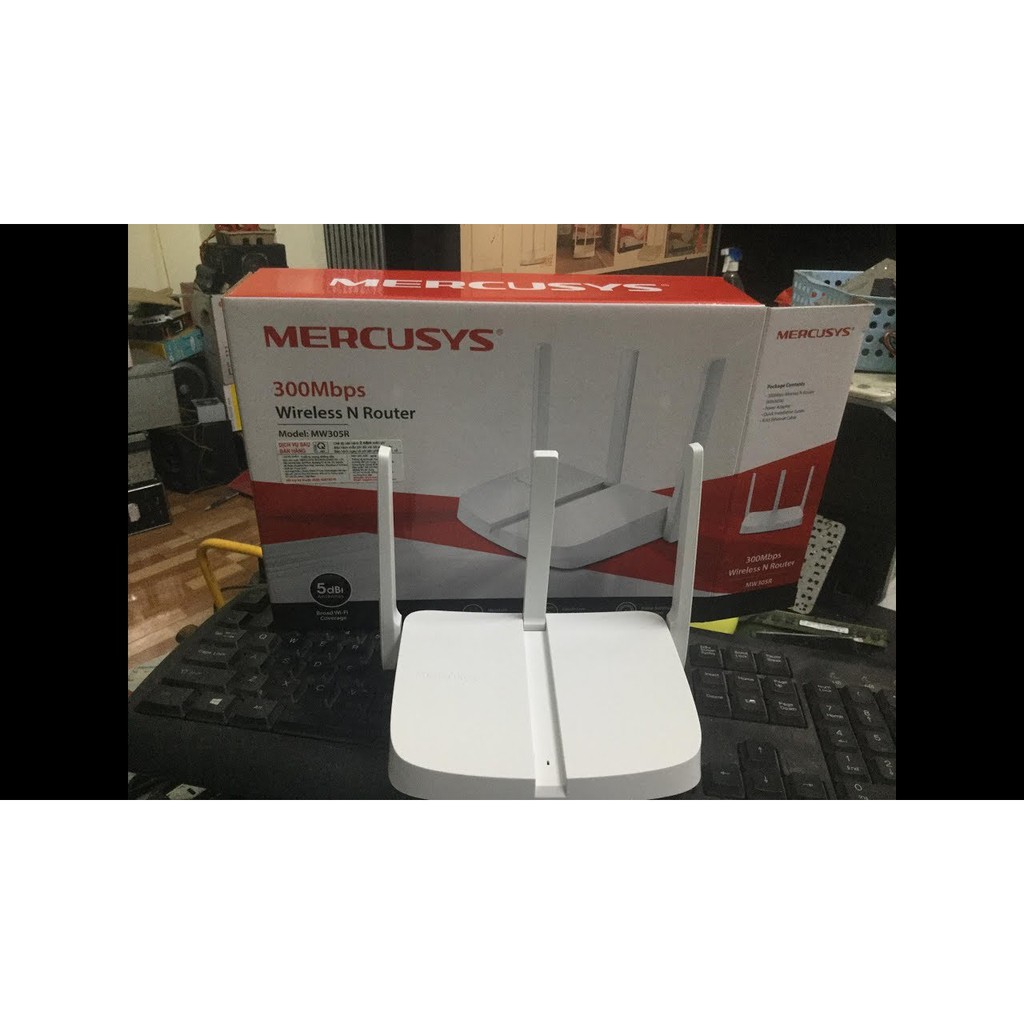 Bộ phát wifi Mercusys MW305R chuẩn N 300Mbs- Hàng chính hãng
