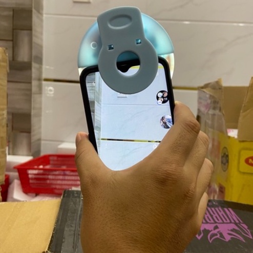 Đèn led siêu sáng gắn điện thoại L1_đèn selfie_dụng cụ mi_keo nối mi_uốn mi_mi fan