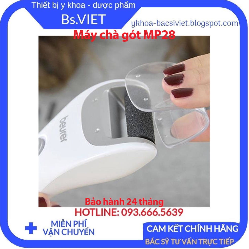 Máy chà gót chân beurer MP28 giúp tẩy đi hết các tế bào chết, đẩy lùi tất cả các vết chai sạn, giúp làm mịn da Drviet