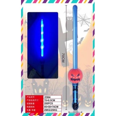 Đồ chơi cây gậy phát sáng nhạc đèn, âm thanh Halloween