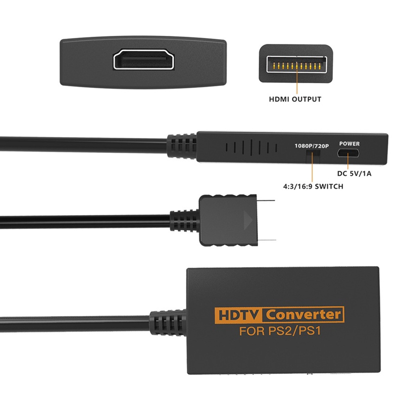 Bộ Chuyển Đổi Hỗ Trợ Video PS1 / 2 Sang 480i / 480p / 576i