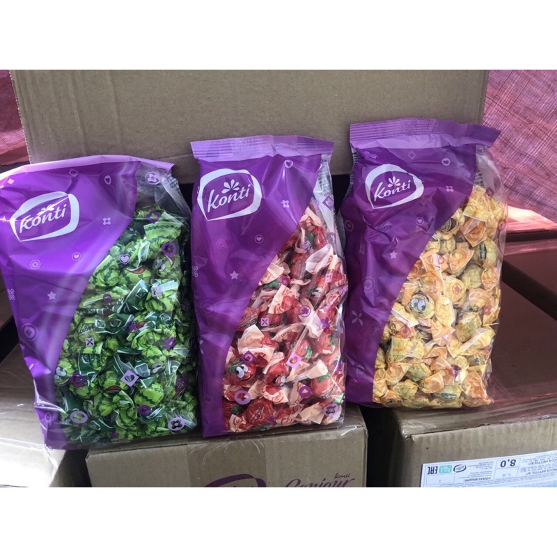 Kẹo Dẻo Hoa Quả konti dưa hấu 1kg