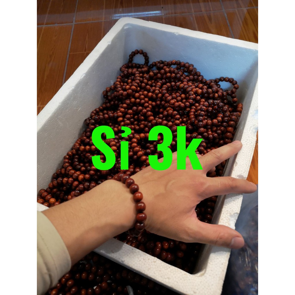 Sỉ vòng tay gỗ đàn hương đỏ