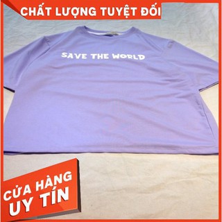 Áo thun tay lỡ chất cotton - phi hành gia