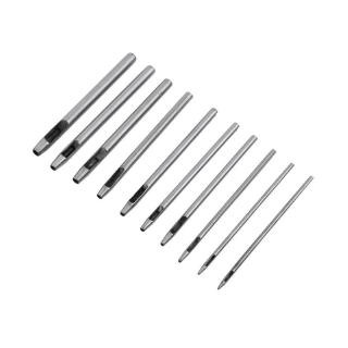Set 10 Dụng Cụ Đục Lỗ 0.5-5mm Cho Đồ Da Thủ Công