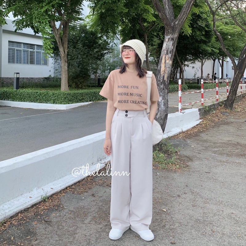 [ ẢNH THẬT ] Áo thun vintage in chữ. Áo phông vintage/thelalinn