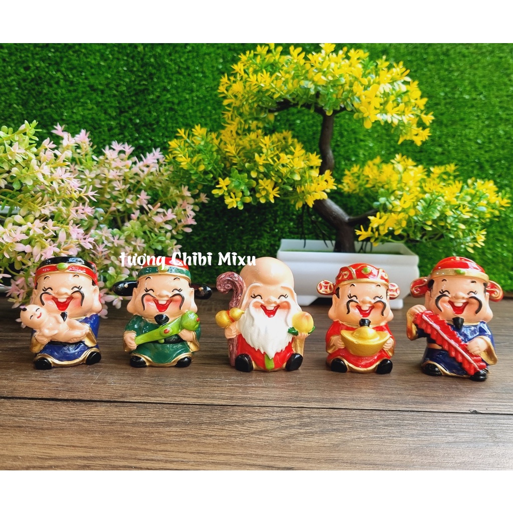 Tượng Ngũ Phúc Lâm Môn 6cm