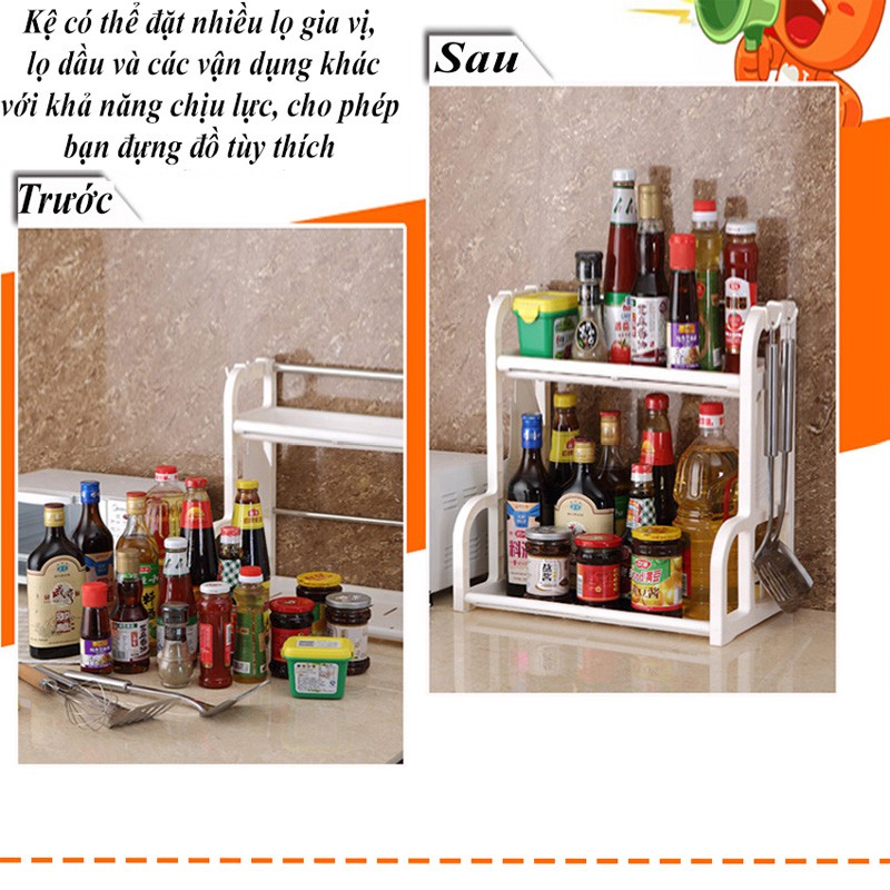 Kệ Đựng Gia Vị Nhà Bếp Tiện Lợi Đa Năng Limo.H | BigBuy360 - bigbuy360.vn