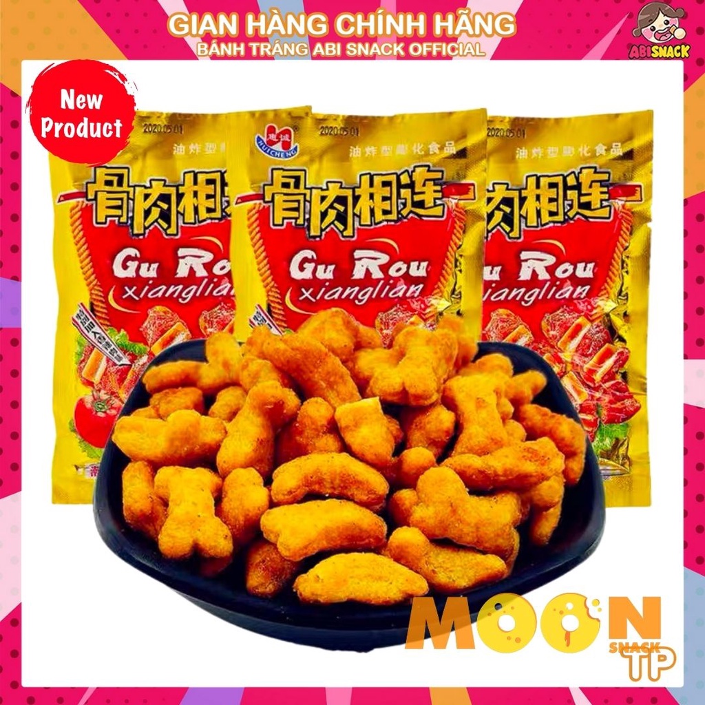 1 gói Snack bim bim hình xương tẩm ngũ vị hương gói 26g- ăn vặt trung hoa gây nghiện ngon