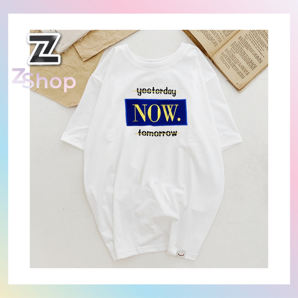 Áo Thun Cặp Đôi ZSHOP Cotton Cao Cấp CHUẨN LOCAL BRAND Unisex Nam Nữ Phông Rộng Hình In Nhiệt 100% Độ Bền Màu Cao ZS82B | BigBuy360 - bigbuy360.vn
