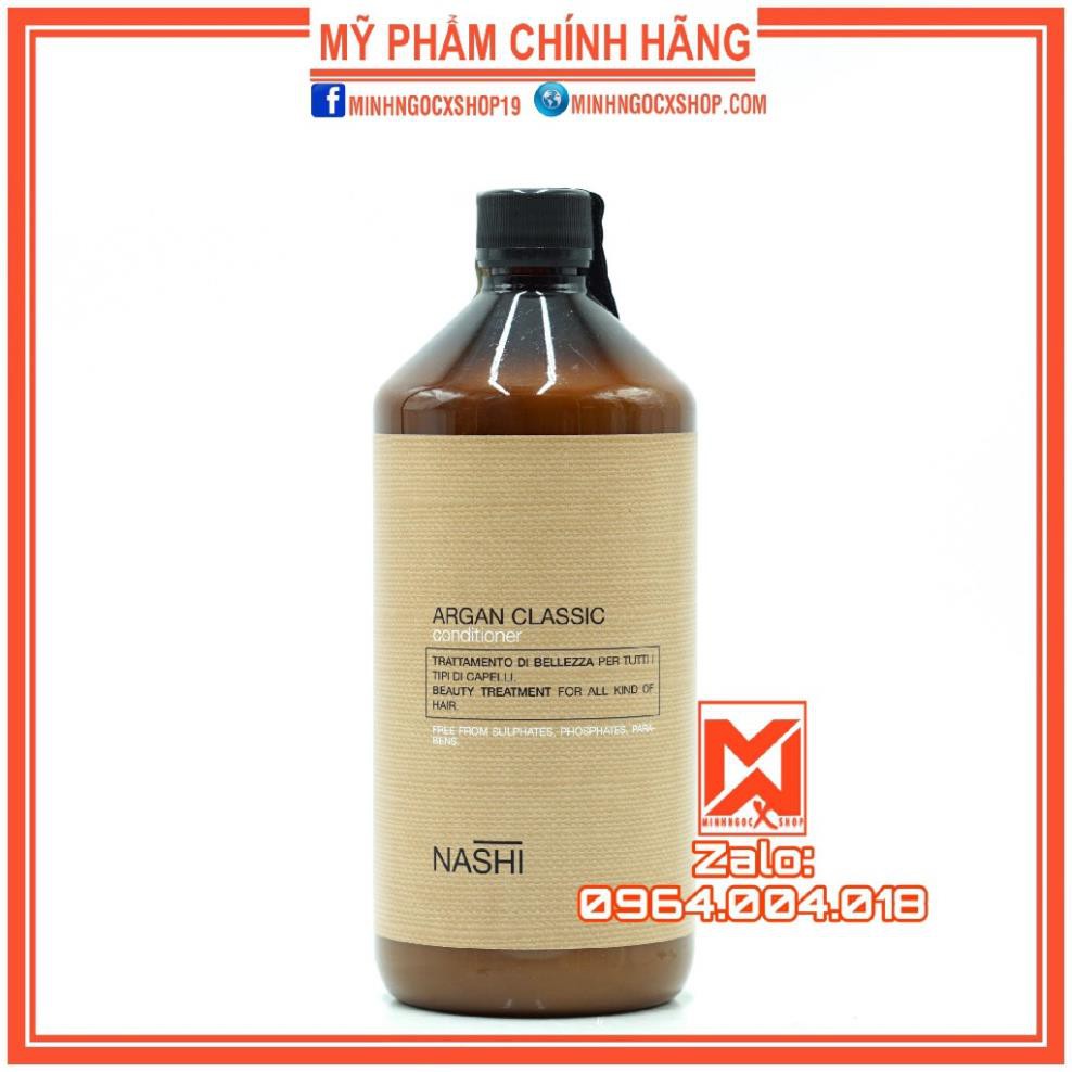 ✅[ NASHI-CHÍNH HÃNG ] DẦU GỘI XẢ CHỐNG RỤNG TÓC NASHI ARGAN CAPIXYL 1000ML