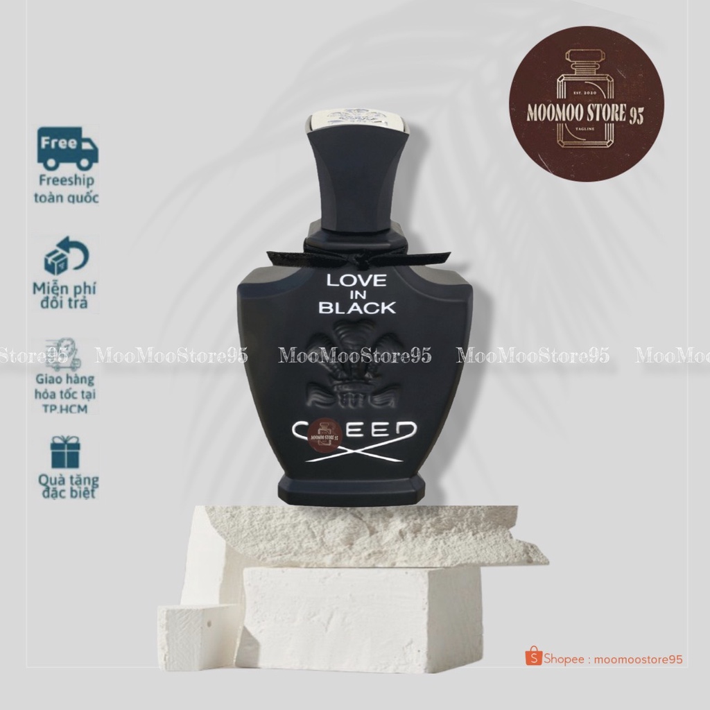 -𝐌𝐨𝐨𝐌𝐨𝐨- Creed Love in Black EDP | Nước hoa nữ | Bí ẩn và Quyến rũ