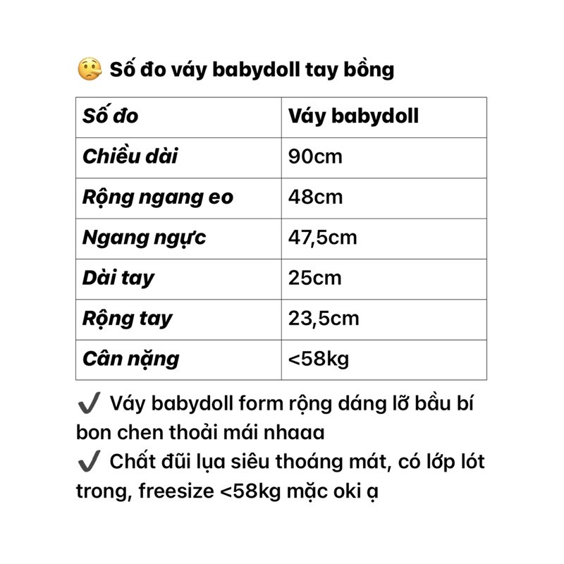 [Mã SKAMA06 giảm 8% tối đa 50K đơn 250K] Váy babydoll ba tầng tay bồng (ảnh thật shop chụp kèm video) | BigBuy360 - bigbuy360.vn