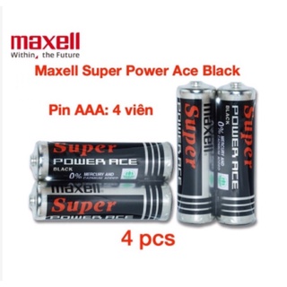 Pin aaa maxell 1 vĩ 4 viên