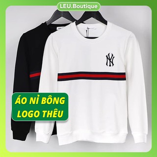 [FreeShip] Áo nỉ thu đông logo NY được thêu tỉ mỉ, vải nỉ mềm mịn