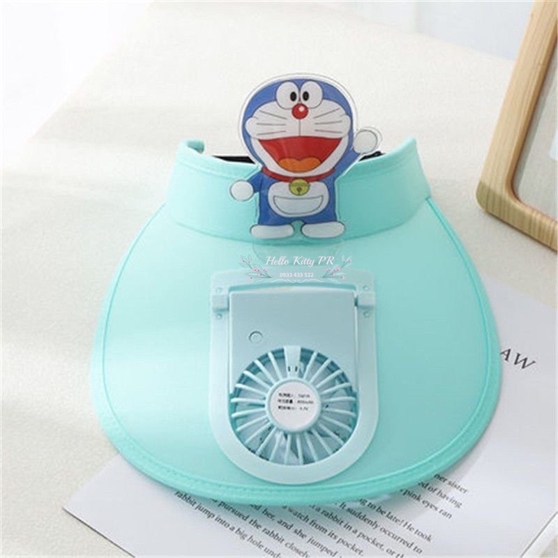 Nón quạt usb tùy chỉnh Hello Kitty - Doremon Doraemon