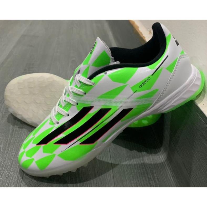 XẢ KHO Giày đá bóng Tf F50 adizero xanh trắng , 😆