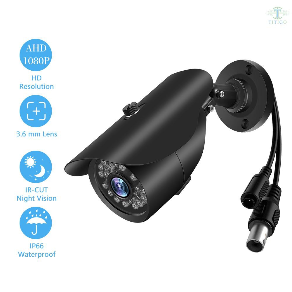 1080P HD 2.0MP Bullet Analog Camera with Metal Housing Built-in 36pcs IR-CUT LED Lights Intelligent