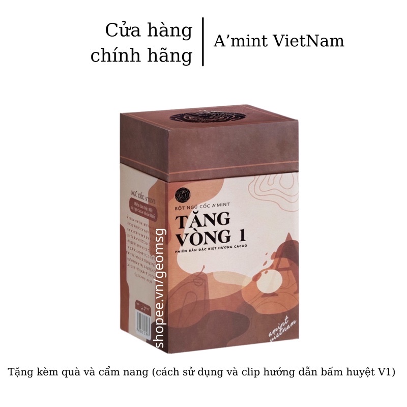 NGŨ CỐC TĂNG VÒNG 1 CACAO- kèm cẩm nang độc quyền A'mint