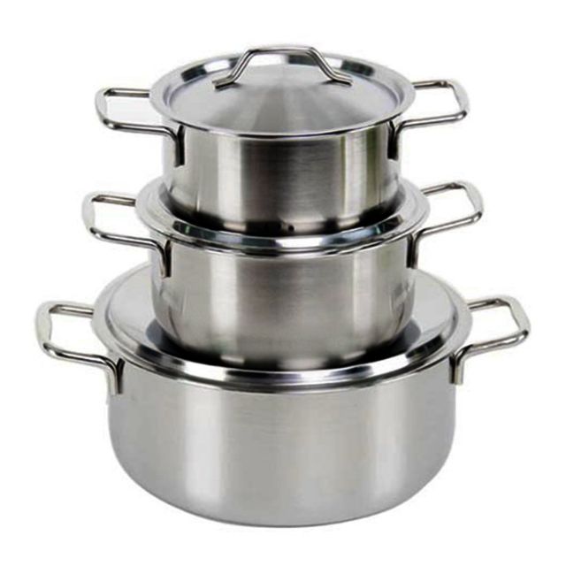 Bộ 3 nồi inox