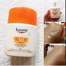 Kem Chống Nắng Không Gây Nhờn Rít Eucerin Sun Fluid Mattifying Face SPF 50+ 50ml