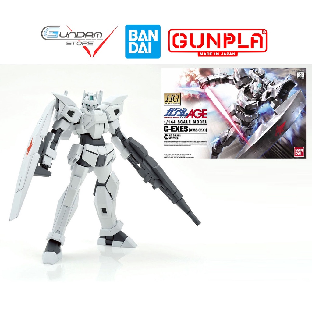 Mô Hình Gundam HG G-EXES 1/144 Bandai HGAGE Đồ Chơi Lắp Ráp Anime Nhật