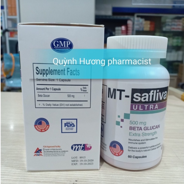 Viên uống MT-SAFLIVA Ultra 60 viên giúp tăng cường miễn dịch