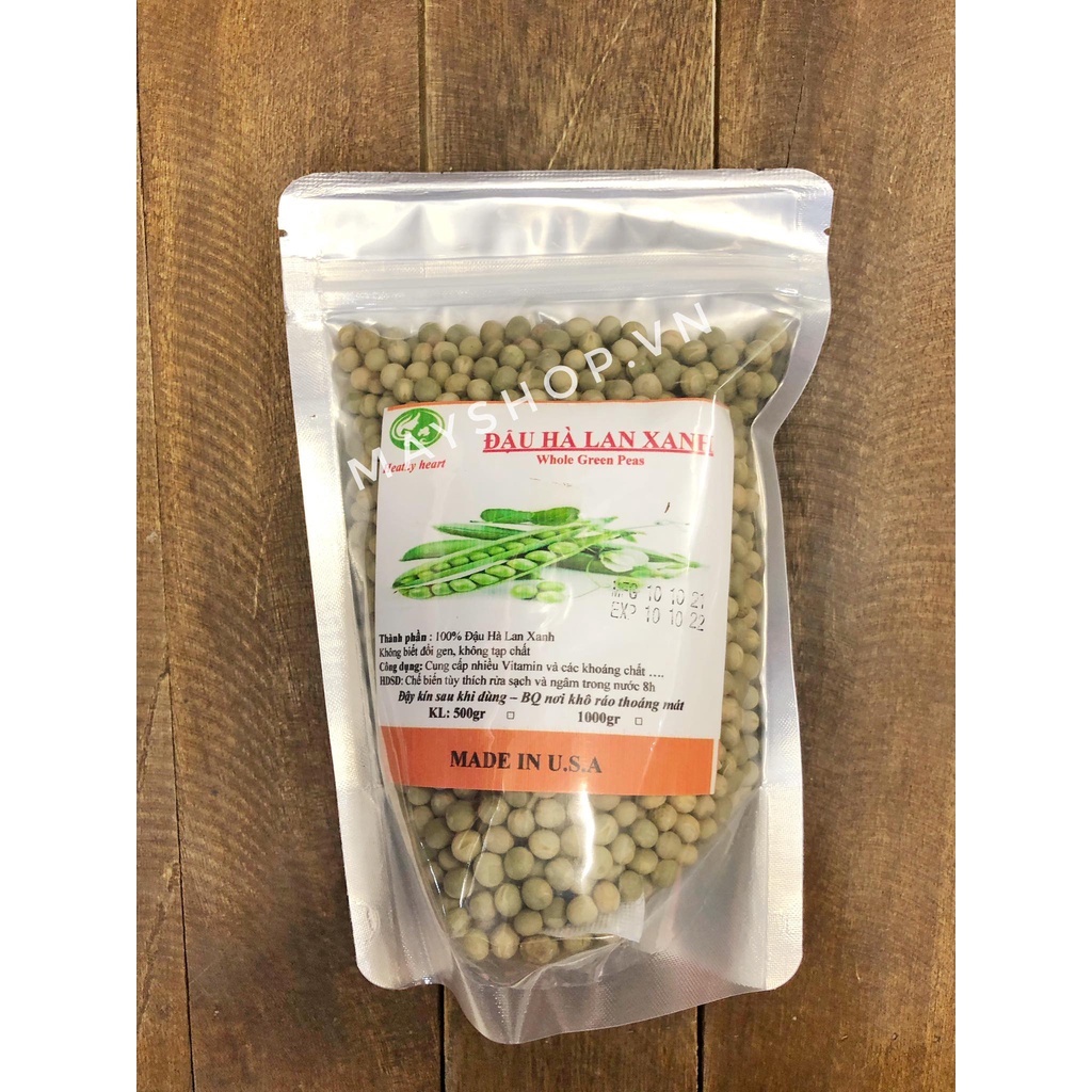 Đậu Hà Lan xanh tách vỏ (500g)