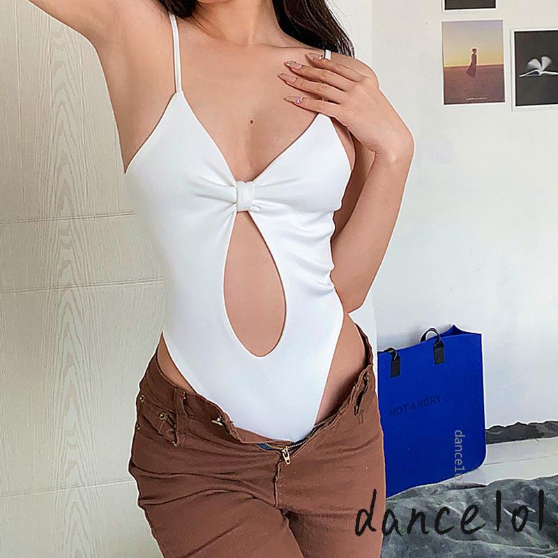 Bộ Áo Liền Quần Khiêu Vũ 1O1 Cổ Chữ V Ôm Dáng Dành Cho Nữ