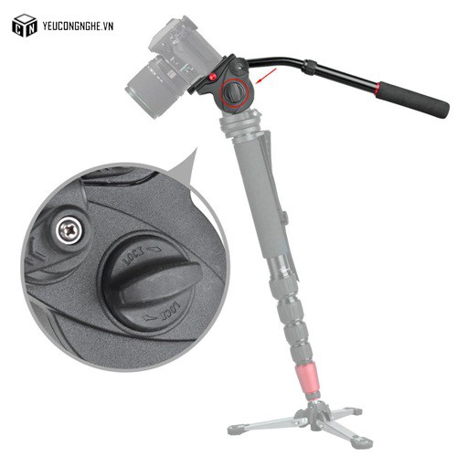 Panhead đầu củ dầu cho tripod máy ảnh máy quay professional JIeyang JY0506H sẵn hàng tại HÀ NỘI