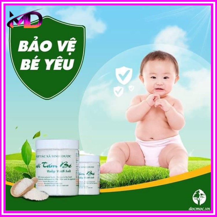 Muối Tắm bé độc mộc , Muối tắm mẹ và bé sơ sinh , hết rôm sảy, mề đay