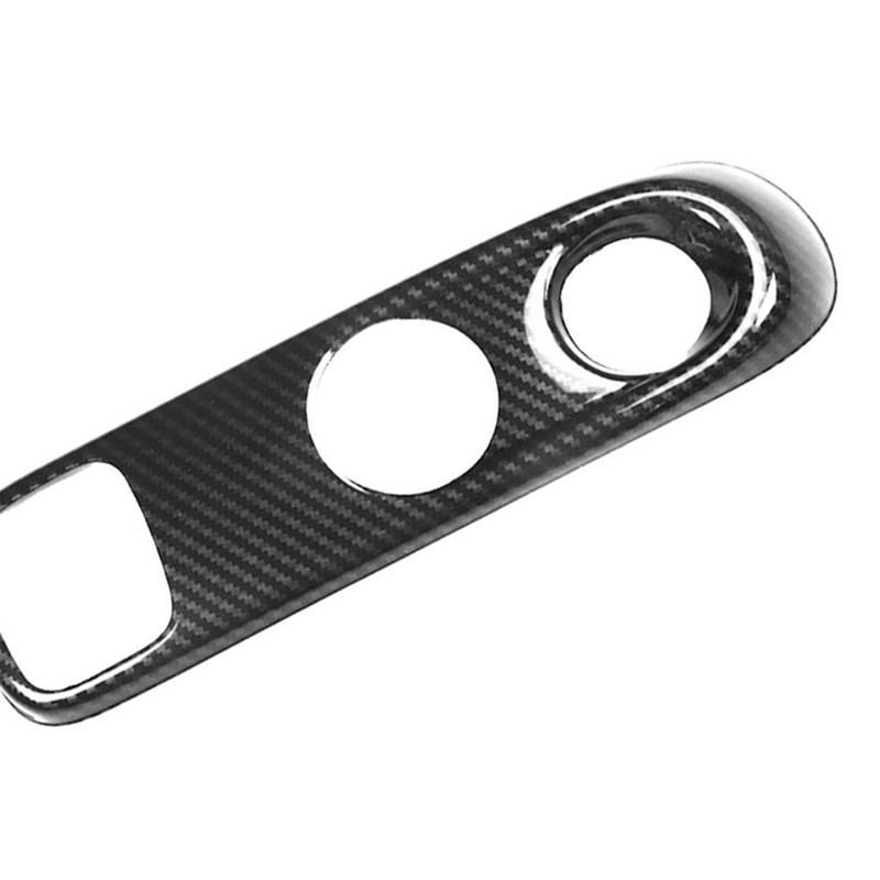 Khung Gắn Bảng Điều Khiển Cần Gạt Số Họa Tiết Sợi Carbon Trang Trí Nội Thất Xe Hơi Mercedes-Benz Smart 451 Fort