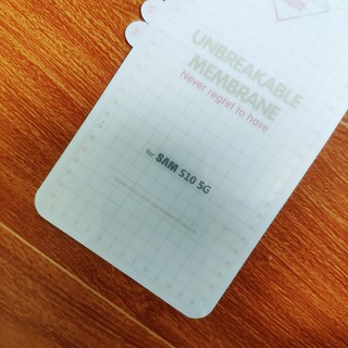 Miếng dán PPF Samsung Galaxy S10 5G (Mặt trước - Mặt sau)